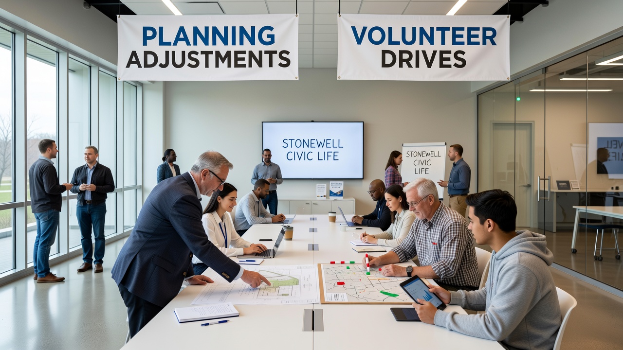 Stonewell's Civic Engagement Thrives Amid Planning Adjustments and Volunteer Initiatives